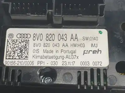 Автозапчасти б/у климат-контроль за audi q2 (gab) basic ссылки oem iam 8v0820043aa  8v0820043aa