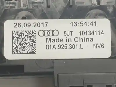 Pezzo di ricambio per auto di seconda mano comando multifunzione per audi q2 (gab) basic riferimenti oem iam 81a925301l  81a925301l