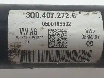 Автозапчасти б/у передняя правая трансмиссия за skoda superb 2.0 tdi ссылки oem iam 3q0407272c  3q0407272c