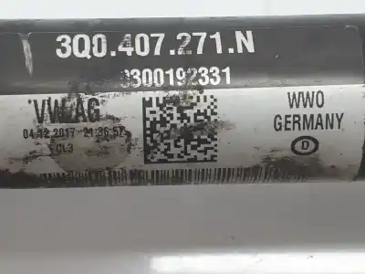 Автозапчасти б/у передняя левая трансмиссия за skoda superb 2.0 tdi ссылки oem iam 3q0407271n  3q0407271al