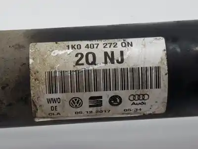 Second-hand car spare part front right transmission for audi q2 (gab) basic oem iam references 1k0407272qn  1k0407272qn