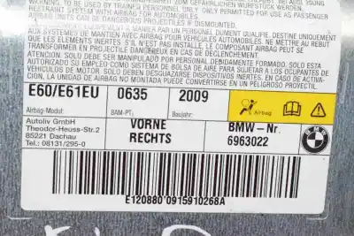Peça sobressalente para automóvel em segunda mão  por BMW SERIE 5 BERLINA (E60)  Referências OEM IAM 72126963022  72126963022