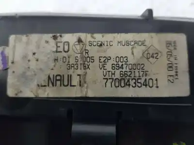 Second-hand car spare part climate control for renault megane i scenic (ja0) 1.9 dti rn oem iam references 7700435401  7700435401