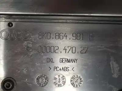 Автозапчастина б/у центральний подлокник для audi a5 (8t3) 2.7 tdi посилання на oem iam 8k0864981f  8k0863244a