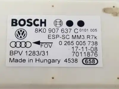 Автозапчастина б/у електронний модуль для audi a5 (8t3) 2.7 tdi посилання на oem iam 8k0907637c  8k0907637c
