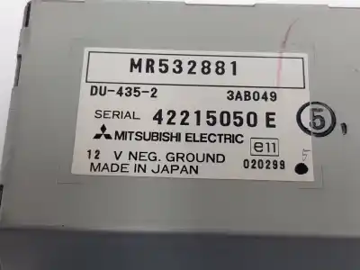 Автозапчастина б/у багатофункційний дисплей для mitsubishi montero (v60/v70) 3.2 di-d avance посилання на oem iam mr532881  mr532881