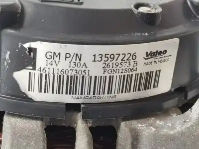 Pièce détachée automobile d'occasion alternateur pour corsa mokka x selective startstop références oem iam 13597226  13597226