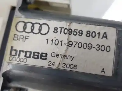 Second-hand car spare part left front window motor for audi a5 (8t3) 2.7 tdi oem iam references 8t0959801a  8t0959801a