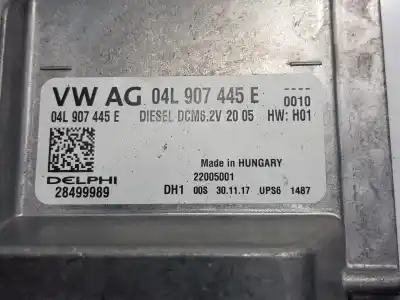 Автозапчастина б/у ебу контролер двигуна для audi q2 (gab) basic посилання на oem iam 04l907445e  04l906056ra