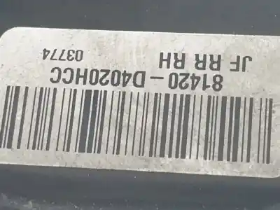 Peça sobressalente para automóvel em segunda mão fechadura da porta traseira direita por kia optima (jf) 1.7 crdi referências oem iam 81420d4020  81420d4020