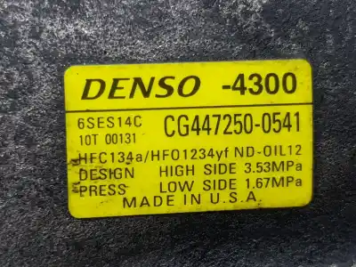Peça sobressalente para automóvel em segunda mão compressor de ar condicionado a/a a/c por kia optima (jf) 1.7 crdi referências oem iam 4472500541  97701d4300