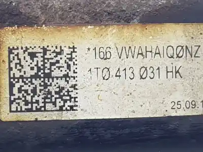 İkinci el araba yedek parçası sol ön amortisör için VOLKSWAGEN GOLF VI (5K1)  OEM IAM referansları 1T0413031HK  1T0413031HK