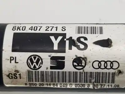 Автозапчасти б/у передняя правая трансмиссия за audi a5 (8t3) 2.7 tdi ссылки oem iam 8k0407271s