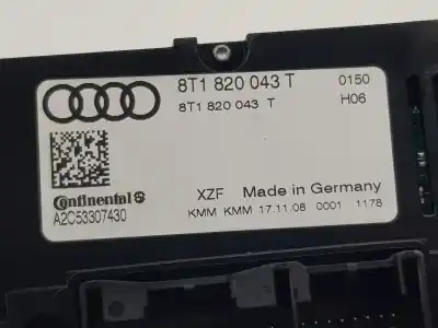 Автозапчасти б/у климат-контроль за audi a5 (8t3) 2.7 tdi ссылки oem iam 8t1820043t