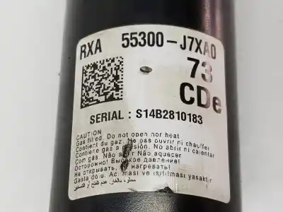 Peça sobressalente para automóvel em segunda mão amortecedor traseiro esquerdo por kia ceed drive 110 cv / 81 kw referências oem iam 55300j7xa0  55300j7xa0