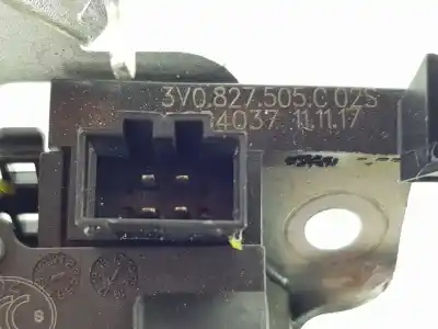 Автозапчастина б/у замок багажника / ворот для skoda superb (3v3) 2.0 tdi посилання на oem iam 3v0827505c  3v0827505c