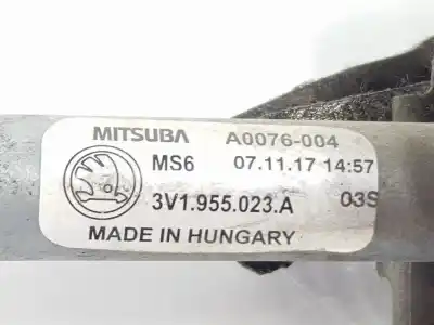 Автозапчастина б/у двигатель передніх склоочисників для skoda superb (3v3) 2.0 tdi посилання на oem iam 3v1955023a  3v1955023a