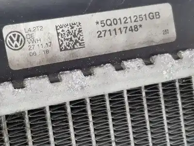 Автозапчастина б/у водяний радіатор для skoda superb (3v3) 2.0 tdi посилання на oem iam 5q0121251gb  5q0121251gb