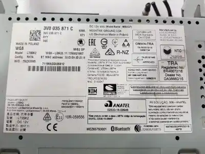 Автозапчастина б/у gps навігаційна система для skoda superb (3v3) 2.0 tdi посилання на oem iam 3v0035871c  3v0035871c