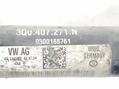 Автозапчастина б/у передня ліва трансмісія для skoda superb (3v3) 2.0 tdi посилання на oem iam 3q0407271n  3q0407271al