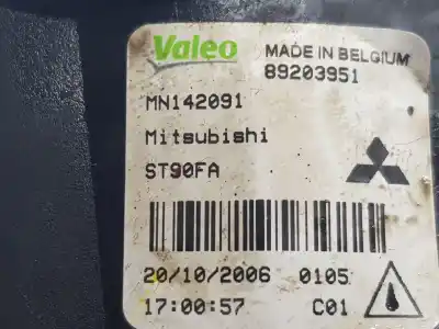 Автозапчастина б/у правий протитуман для mitsubishi montero (v80/v90) 3.2 di-d intense посилання на oem iam mn142091  mn142091