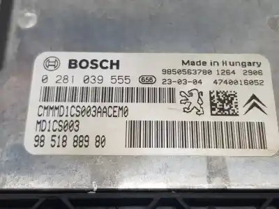 Second-hand car spare part ecu engine control for opel astra berlina 5p elegance oem iam references 9851888980
