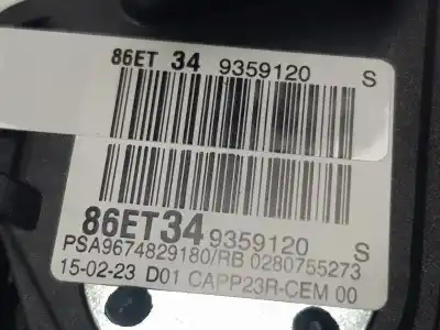 Second-hand car spare part accelerator pedal for opel astra berlina 5p elegance oem iam references 9674829180