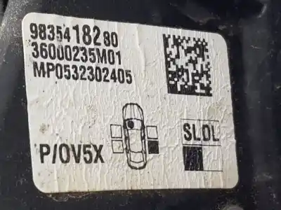 Second-hand car spare part rear right door lock for opel astra berlina 5p elegance oem iam references 9835418280