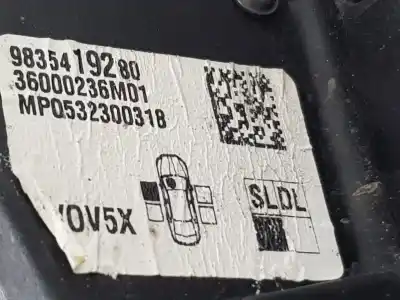 Second-hand car spare part left front door lock for opel astra berlina 5p elegance oem iam references 9835419280
