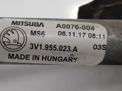 Автозапчастина б/у двигатель передніх склоочисників для skoda superb berlina 3v3 active посилання на oem iam 3v1955023a  3v1955023a