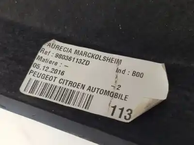 Pezzo di ricambio per auto di seconda mano vassoio posteriore per ds 5 desire riferimenti oem iam 98036113zd  98036113zd