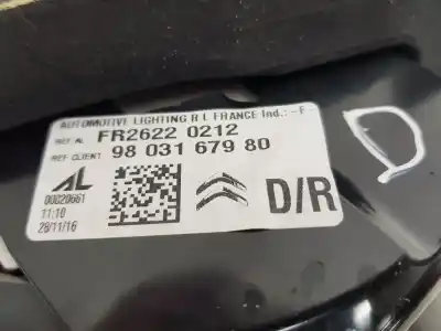 Peça sobressalente para automóvel em segunda mão farolim interior traseiro direito por ds 5 desire referências oem iam 9803167980  9803167980