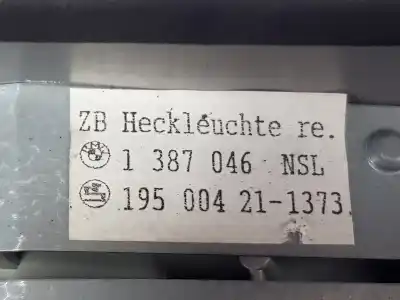 Pezzo di ricambio per auto di seconda mano luci posteriori destra per bmw 3 (e36) 316 i riferimenti oem iam 1387046  63211387362