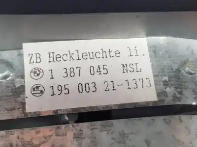 Second-hand car spare part left tailgate light for bmw 3 (e36) 316 i oem iam references 1387045  1387361