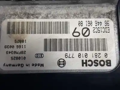 Gebrauchtes Autoersatzteil ECU-MOTORSTEUERGERÄT UCE Motorsteuergerät zum PEUGEOT 307 S104.2001  OEM-IAM-Referenzen 9644606180  1940CX