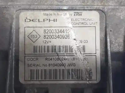 Автозапчастина б/у ебу контролер двигуна для RENAULT MEGANE II BERLINA 5P Authentique Посилання на OEM IAM 8200340926  8200340926