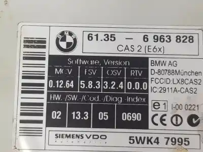 Second-hand car spare part electronic module for bmw 5 touring (e61) 525 d oem iam references 61356963828  61356963828