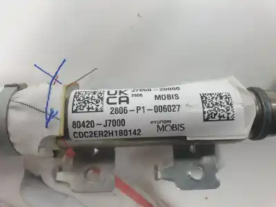 Peça sobressalente para automóvel em segunda mão airbag de cortina dianteiro direito por kia ceed drive 110 cv / 81 kw referências oem iam 80420j7000  80420j7000