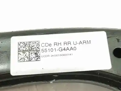 Peça sobressalente para automóvel em segunda mão braço oscilante suspensão traseiro direito por kia ceed drive 110 cv / 81 kw referências oem iam 55101g4aa0  55101g4aa0