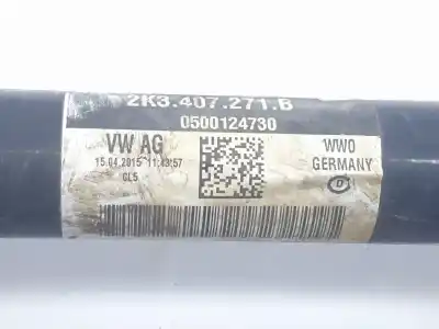 Second-hand car spare part front left transmission for volkswagen caddy ka/kb (2c) trendline oem iam references 2k3407271b  2k3407271b