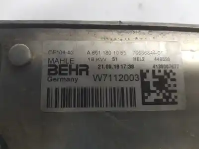 Автозапчастина б/у масляний радіатор для clase c clase a 2.1 cdi посилання на oem iam a6511801065  a6511801065