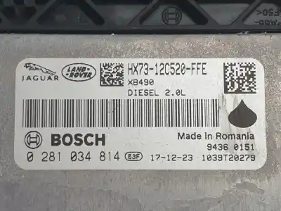 Pièce détachée automobile d'occasion calculateur moteur ecu pour land rover range rover evoque evoque hse références oem iam hx7312c520ffe  lr109538