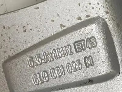 Second-hand car spare part rim for seat leon (1p1) reference oem iam references 6l0601025m  6.5jx16h2