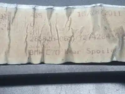 Peça sobressalente para automóvel em segunda mão spoiler da tampa da mala por bmw x5 (e70) xdrive30d referências oem iam 7273446  51627273446