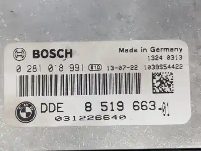 Pezzo di ricambio per auto di seconda mano centralina motore per mini mini (r56) cooper d riferimenti oem iam 8519663  13618519663