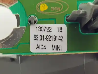 Second-hand car spare part interior light for mini mini (r56) cooper d oem iam references 63319219142  9219142