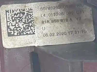 Pezzo di ricambio per auto di seconda mano parafango posteriore destro per audi q2 (gab) 30 tdi design riferimenti oem iam 81a853818a  81a853818a