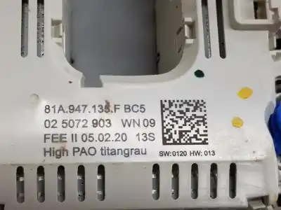 Pezzo di ricambio per auto di seconda mano luce interna per audi q2 (gab) 30 tdi design riferimenti oem iam 81a947135fbc5  81a947135f