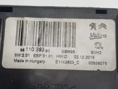 Second-hand car spare part Electronic Module for CITROEN C4 CACTUS Feel OEM IAM references 9811039380  9811039380