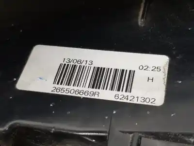 Second-hand car spare part right tailgate light for dacia sandero basis oem iam references 265506669r  265506669r